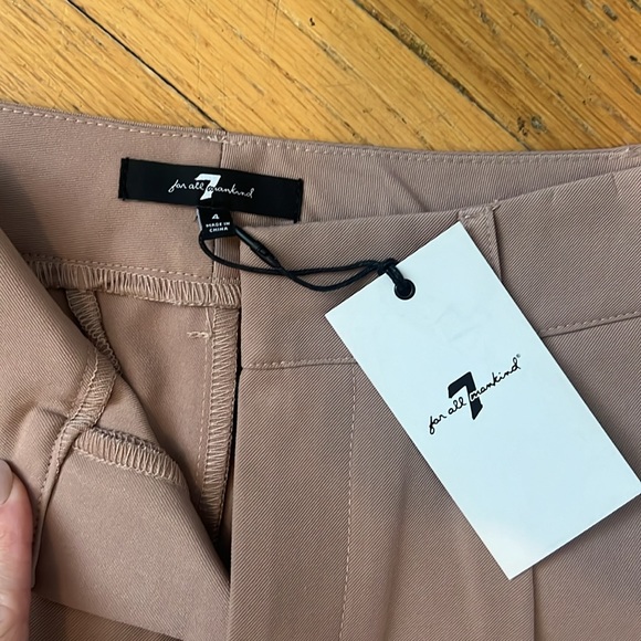 NWT 7 for all mankind trouser shorts - Picture 2 of 3